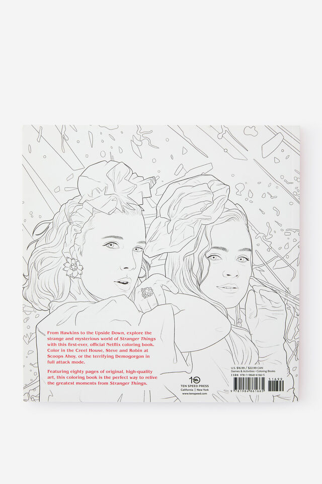 Stranger Things Official Colouring Book, ASSORTED