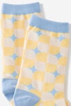 Mid Crew Socks, RETRO MILK LEMONCELLO - example image 2