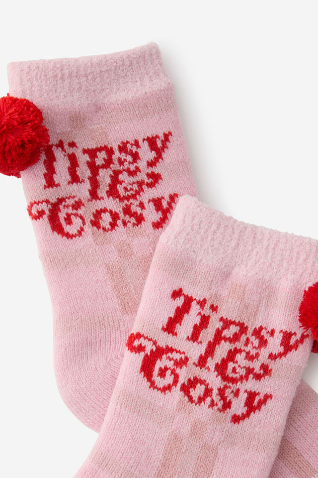 Christmas Slipper Sock, TIPSY & COSY
