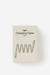 Magnetic Coil Usb-C Charge Cable, GREY - example image 2