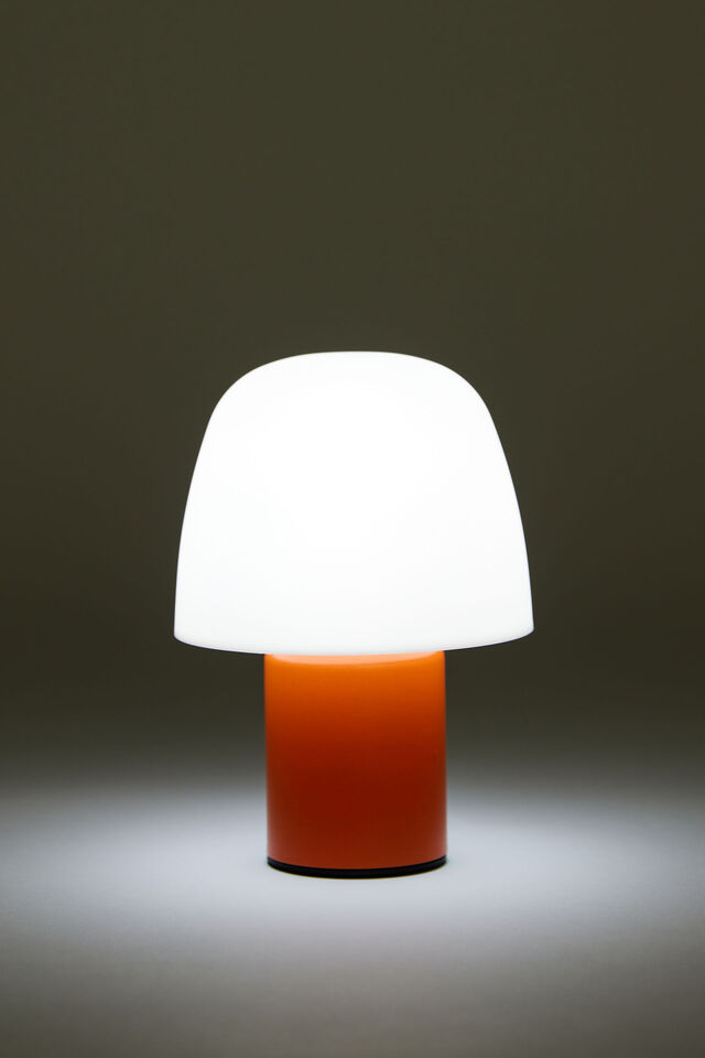 Touch Mushroom Desk Lamp, TANGERINE