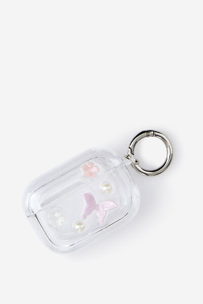 Trinket Earbud Case Pro, FLORAL / BUTTERFLY