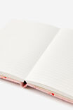 Metro B6 Hard Lined Notebook, Ditsy Pansy Pink Clay - alternate image 3