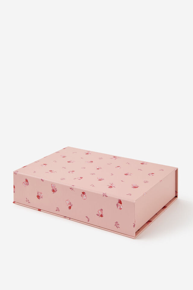Notebook Gift Set, Ditsy Pansy Pink Clay