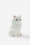 Persian Cat Vase, WHITE - example image 1