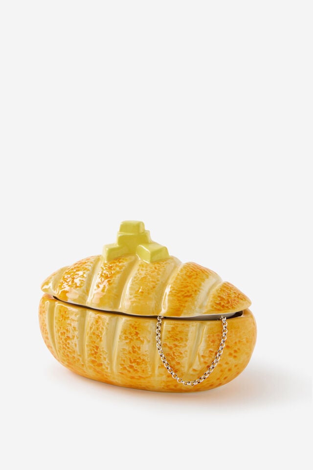 Ceramic Shaped Trinket Storage, CROISSANT