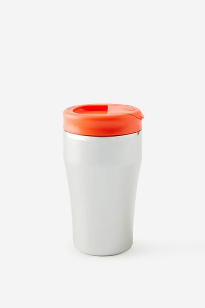 Loft Commuter Cup 350Ml, SILVER METALLIC / LAVA RED