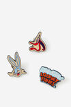 Collector Enamel Pins 3Pack, LCN WB THAT S ALL FOLKS - example image 1