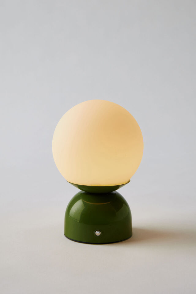 Bulbous Lamp, OLIVE