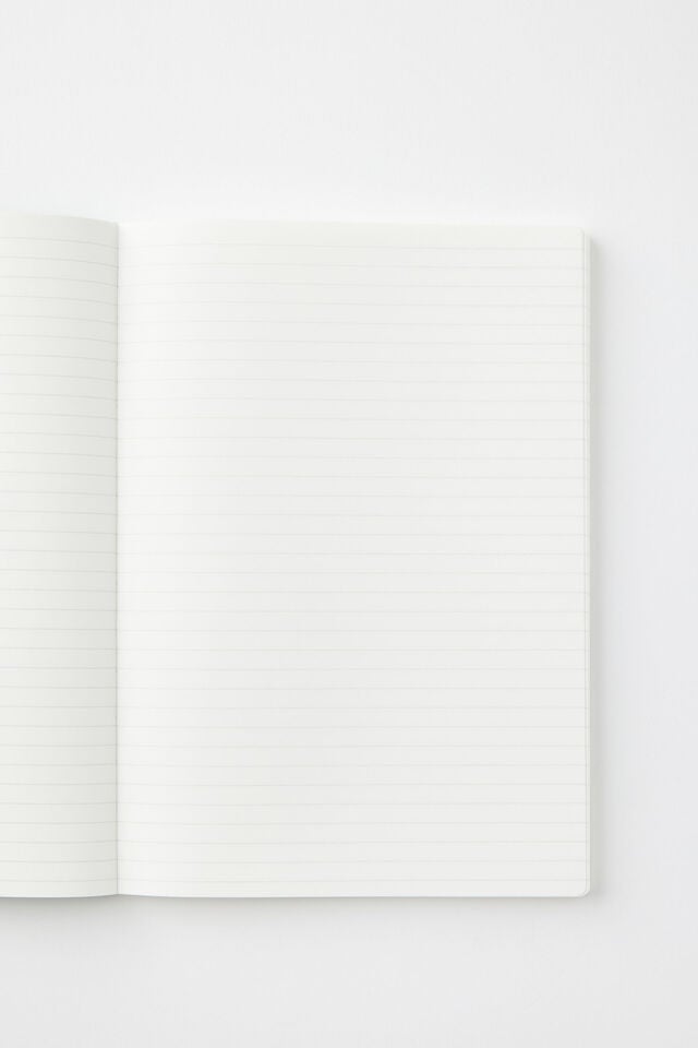 B5 Soft Cover Lined Notebook, TYPO GREEN