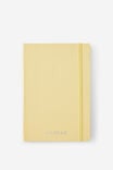 Personalised 2026 A5 Daily Hard Metro Diary, Limoncello - alternate image 1