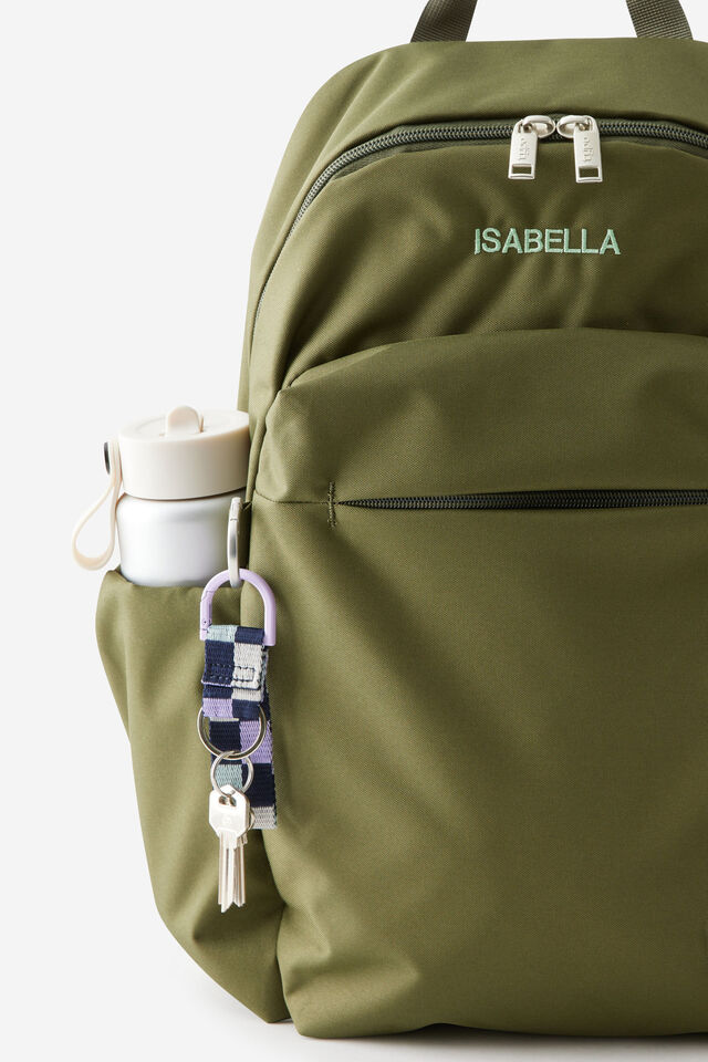 Personalised Mode Backpack, OLIVE