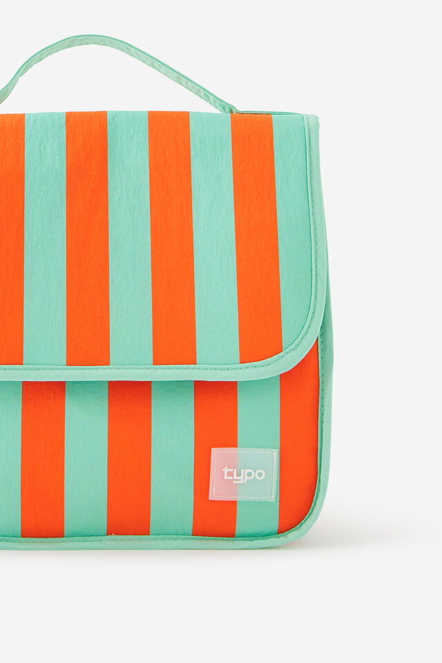 Mode Lunch Bag, SUMMER STRIPE ORANGE MINT