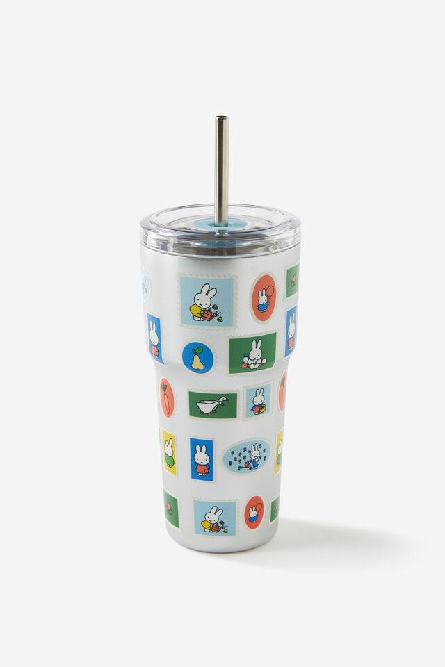 Collector Smoothie Cup 600Ml, LCN MIF MIFFY STAMPS SILVER
