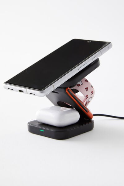 3 In 1 Wireless Charger, BLACK