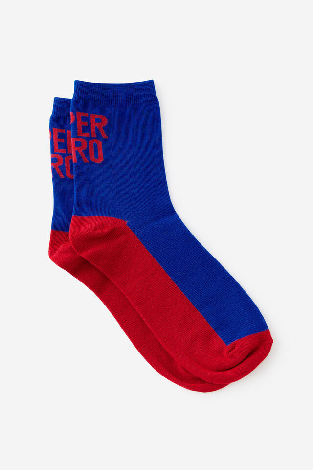Mid Crew Socks, SUPER HEROS