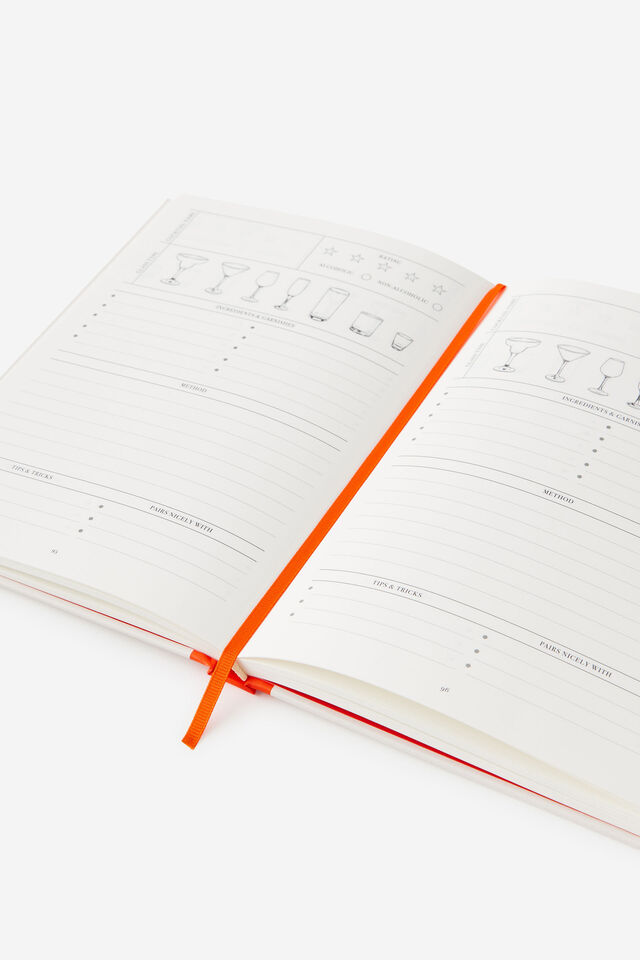 A5 Guided Journal, COCKTAIL
