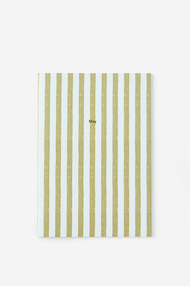 2026 B5 12 Month Box Set, BLUE GREEN STRIPE