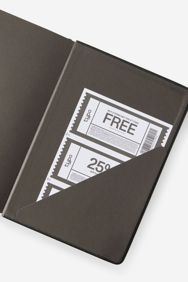 2027 A5 Daily On Schedule Diary, BLACK