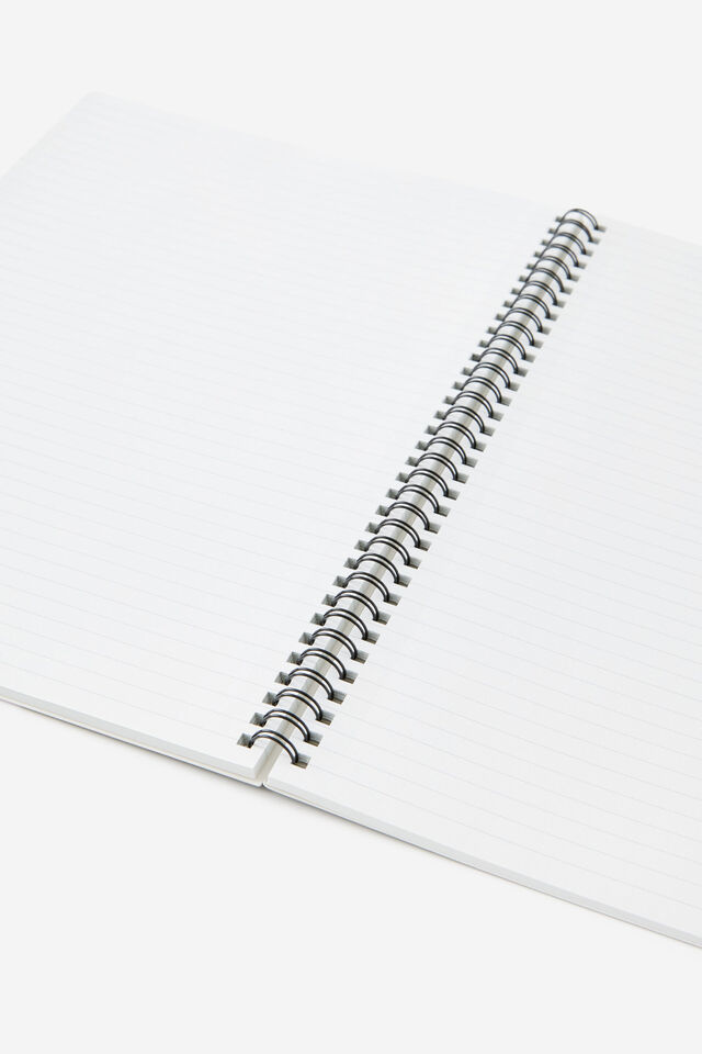 A4 Spiralbound Notebook, GINGERBREAD SPACED OUT