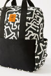 License Campus Backpack, LCN DOO DOODLE BOY / BLACK & WHITE - example image 2