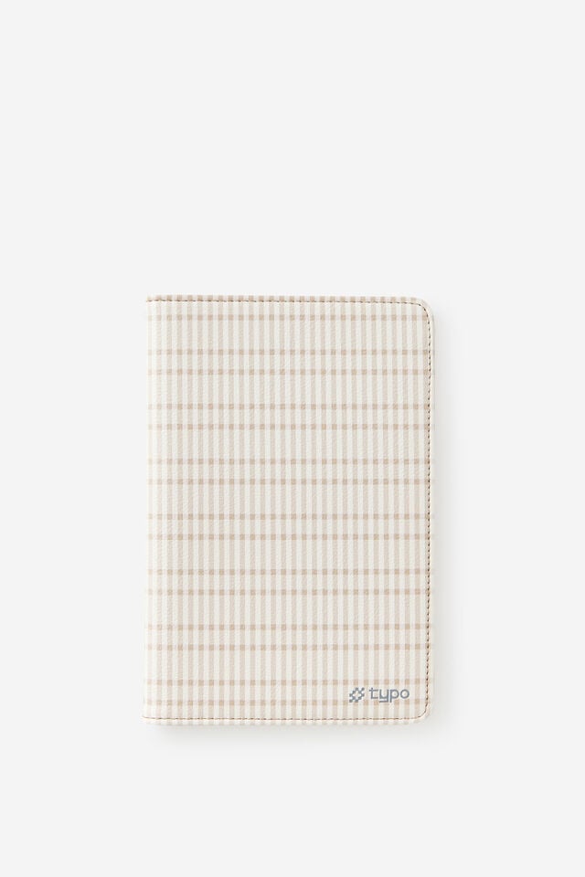 Travel Wallet, NATURAL CHECK