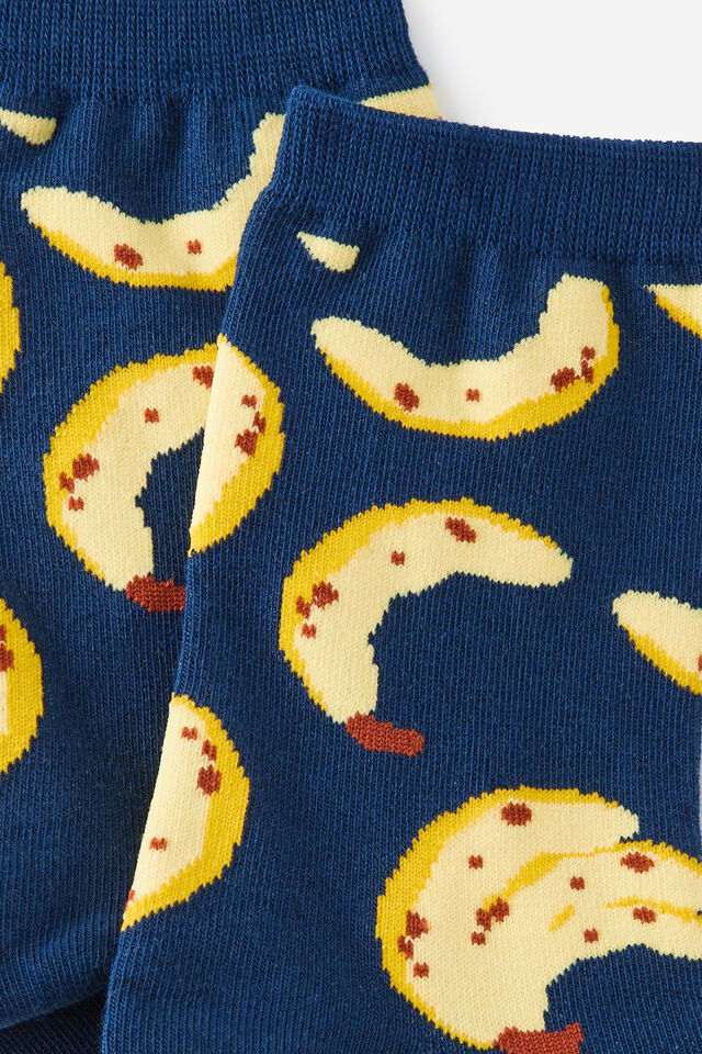 Mid Crew Socks, BANANA YARDAGE