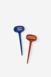 2 Pk Plant Markers, DRAMA QUEEN & OVER WHELMED - alternate image 1