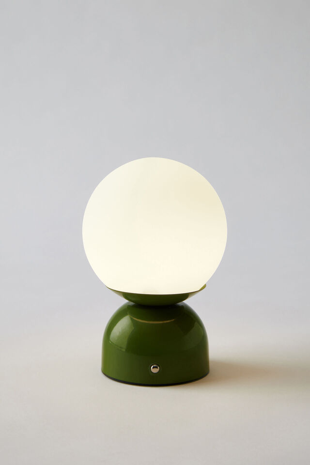 Bulbous Lamp, OLIVE