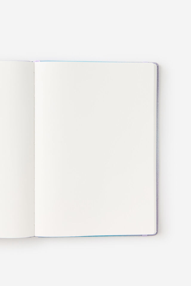 Metro B5 Hard Plain Notebook, DIFFUSION SILVER LILAC