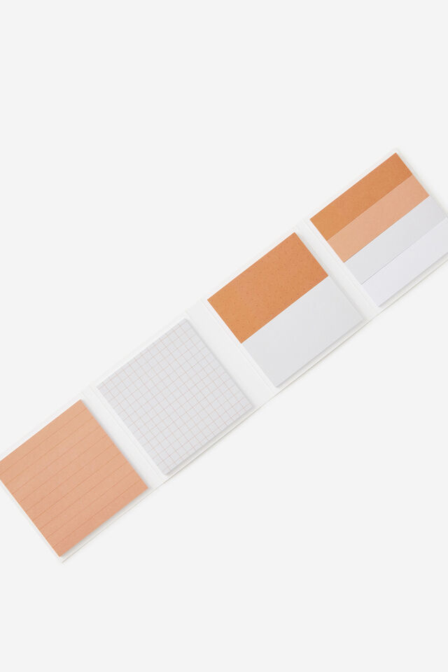 Sticky Note Booklet, BURNT ORANGE