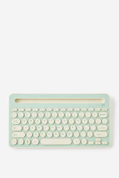 Wireless Keyboard With Built-In Tech Stand, MINTY