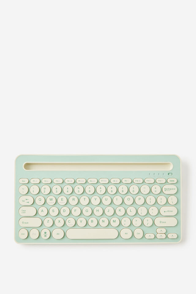 Wireless Keyboard With Built-In Tech Stand, MINTY