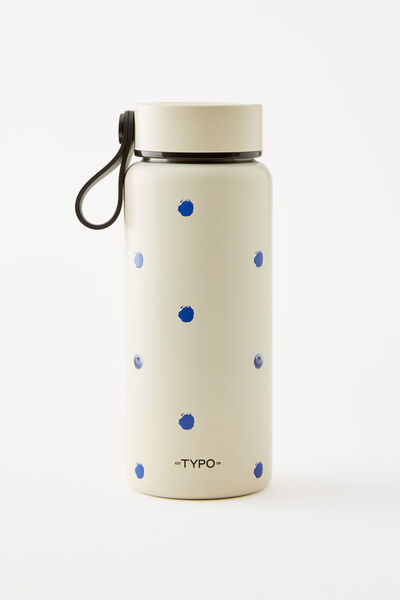 On The Move Drink Bottle 350ML 2.0, BLUEBERRY POLKA