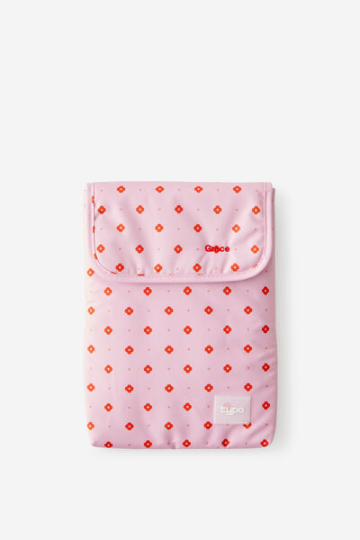 Personalised Mode 11 Inch Tablet Sleeve, RETRO FLORAL