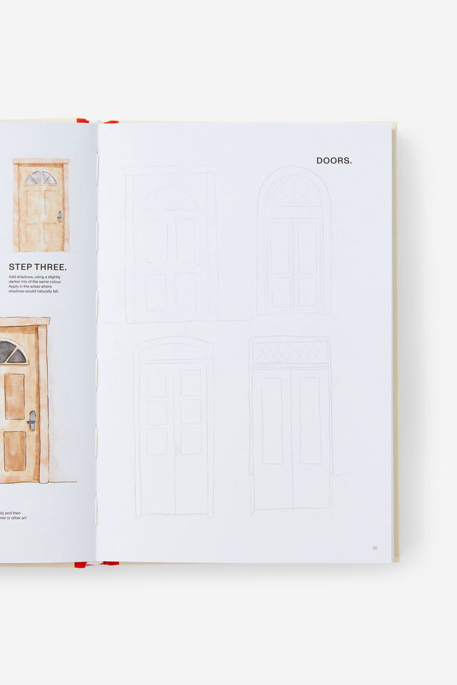 A4 Luxe Upskill Activity Journal, WATERCOLOUR URBAN SCAPES