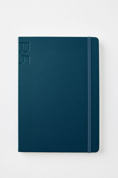 B5 Hard Cover Lined Notebook, NORTH SEA