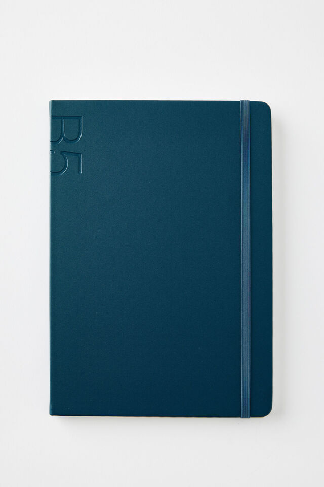 B5 Hard Cover Lined Notebook, NORTH SEA