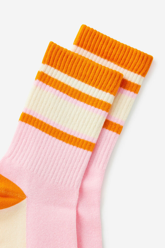 Mid Crew Relative Energy Socks, HOT MAMA