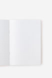The A5 Typo Notebook, STRAWBERRY MILK - example image 2