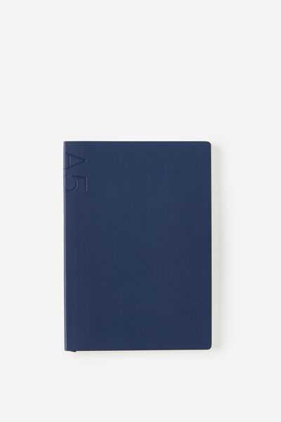 A5 Soft Lined Notetaker Notebook, DEEP SPACE