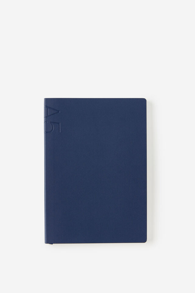 A5 Soft Lined Notetaker Notebook, DEEP SPACE