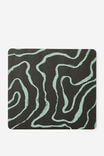 Mouse Mat, TYPOGRAPHIC/BLACK - example image 1