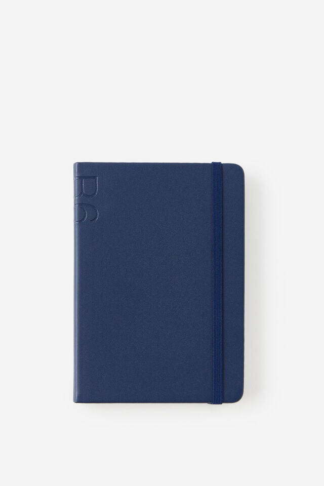 B6 Hard Lined Notetaker Notebook, DEEP SPACE