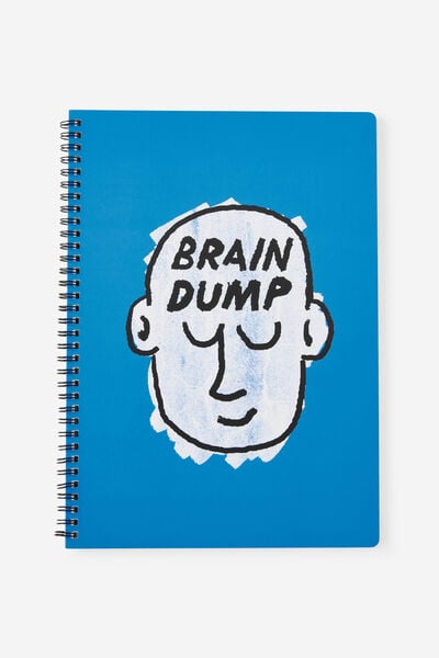 A4 Spiralbound Notebook, BRAIN DUMP