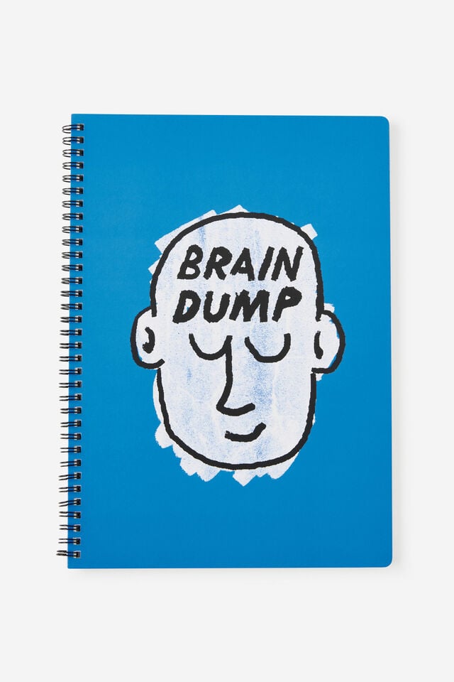 A4 Spiralbound Notebook, BRAIN DUMP