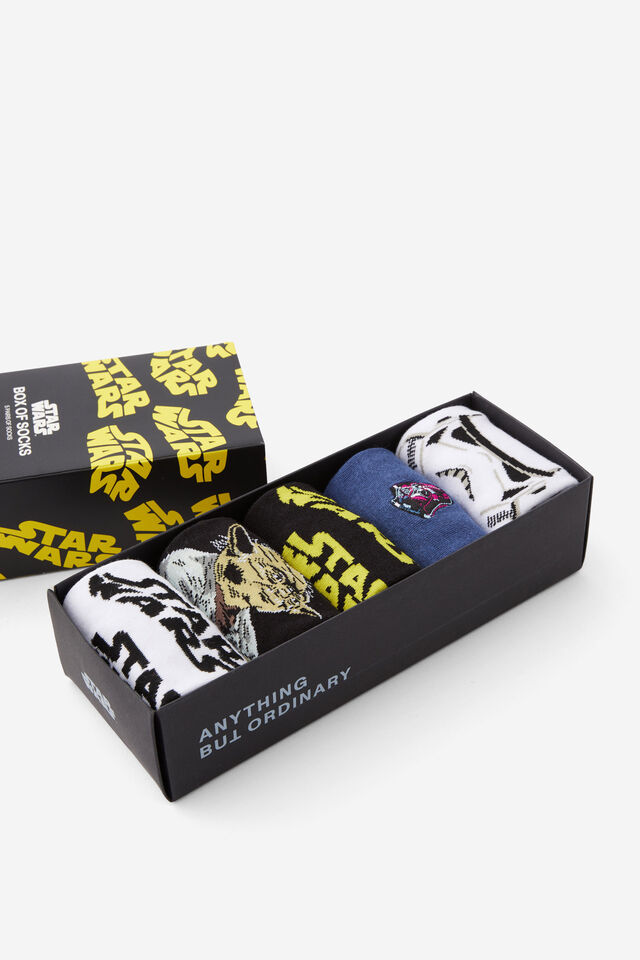 Box Of Socks, LCN LUC STAR WARS CHARACTERS (M/L)