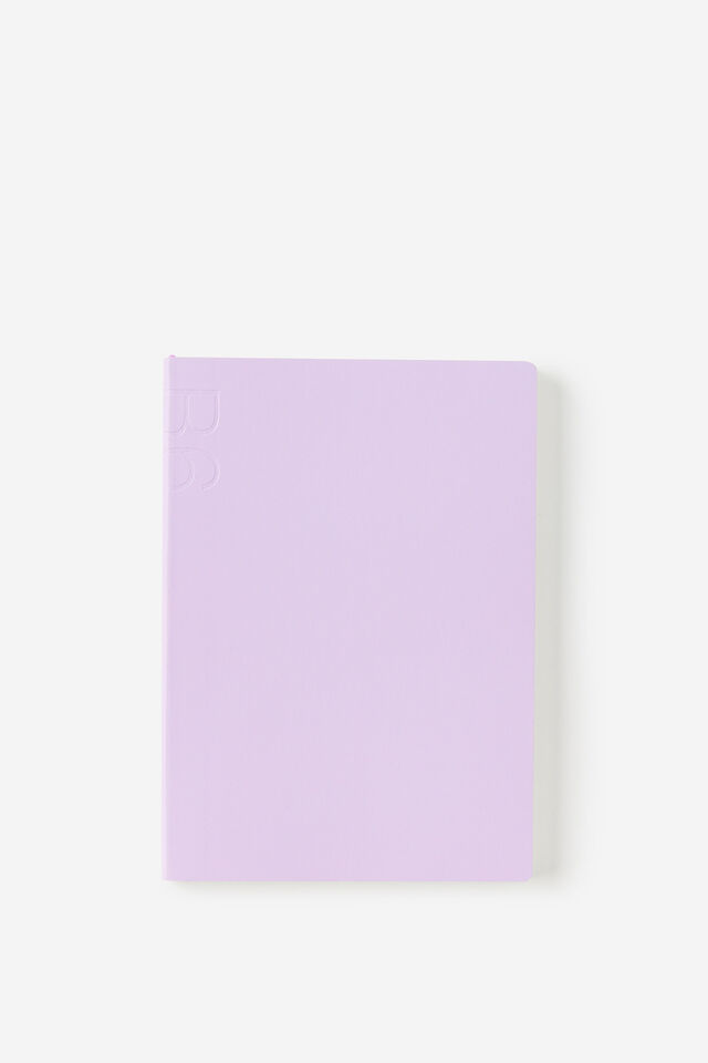 B6 Soft Lined Notetaker Notebook, ORCHID