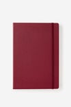 Metro B5 Hard Lined Notebook, Cabernet - alternate image 1