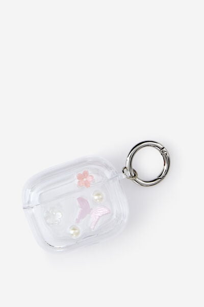 Trinket Earbud Case Gen 3, FLORAL / BUTTERFLY